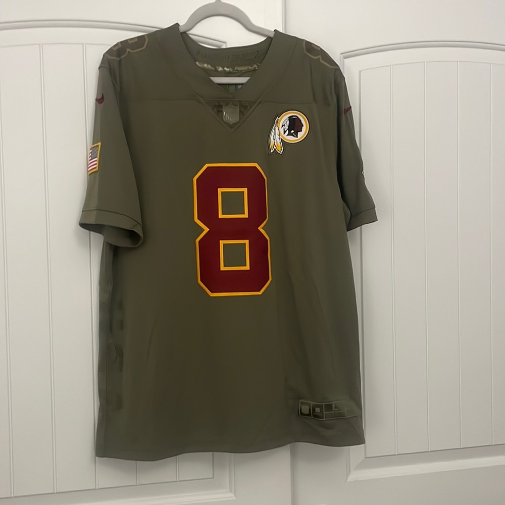 Men’s Salute to Service NFL Cousins Jersey. Size Large